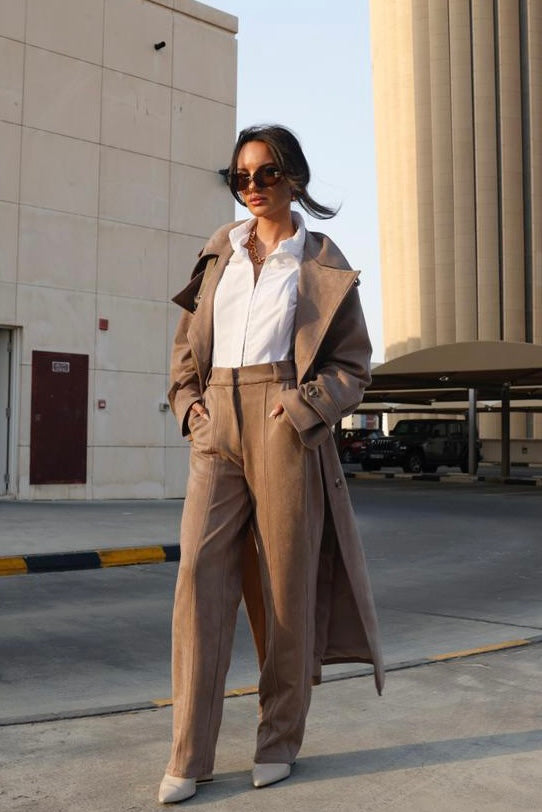 Taupe Trench (next day delivery)