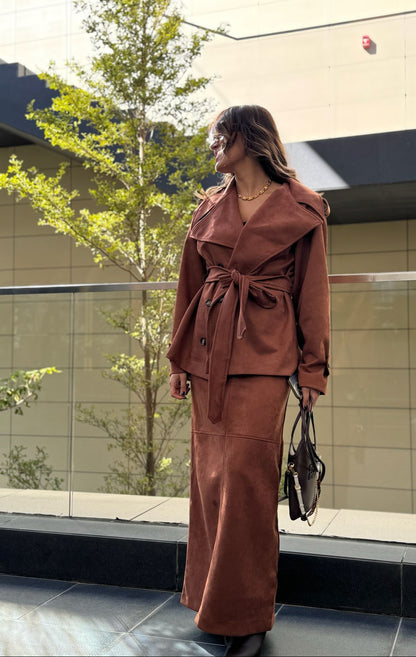 Mahogany trench set