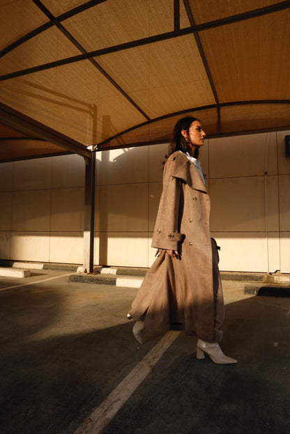 Taupe Long Trench III