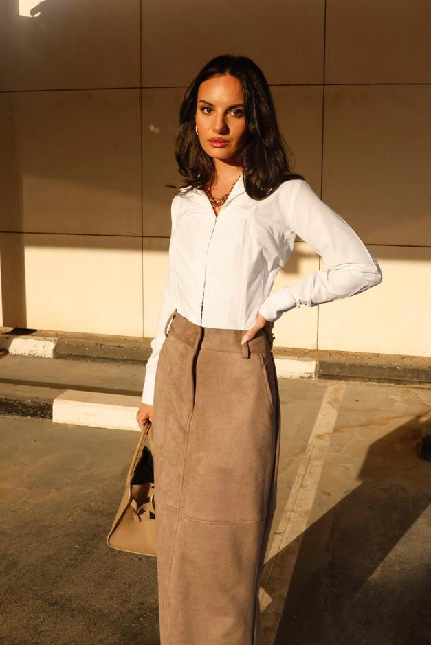 Taupe Long Trench III